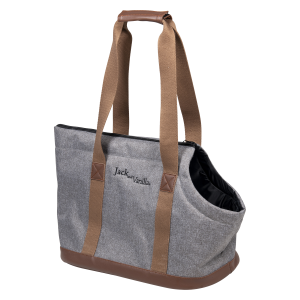 JV BIZOU Draagtas Grijs/Bruin-41x21x31cm