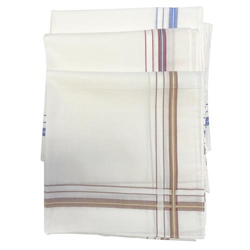 12 Heren Zakdoeken – Diverse – 100% Katoen – 40x40cm.