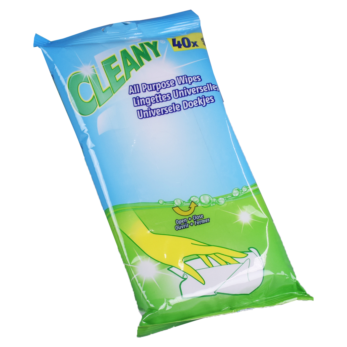 Cleany Universele Doekjes 40 stuks – Veelzijdige schoonmaakdoekjes