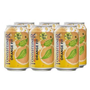 Tönissteiner Orange Fit 6 x 33cl – Blikjes – 6-Pack – Limonade