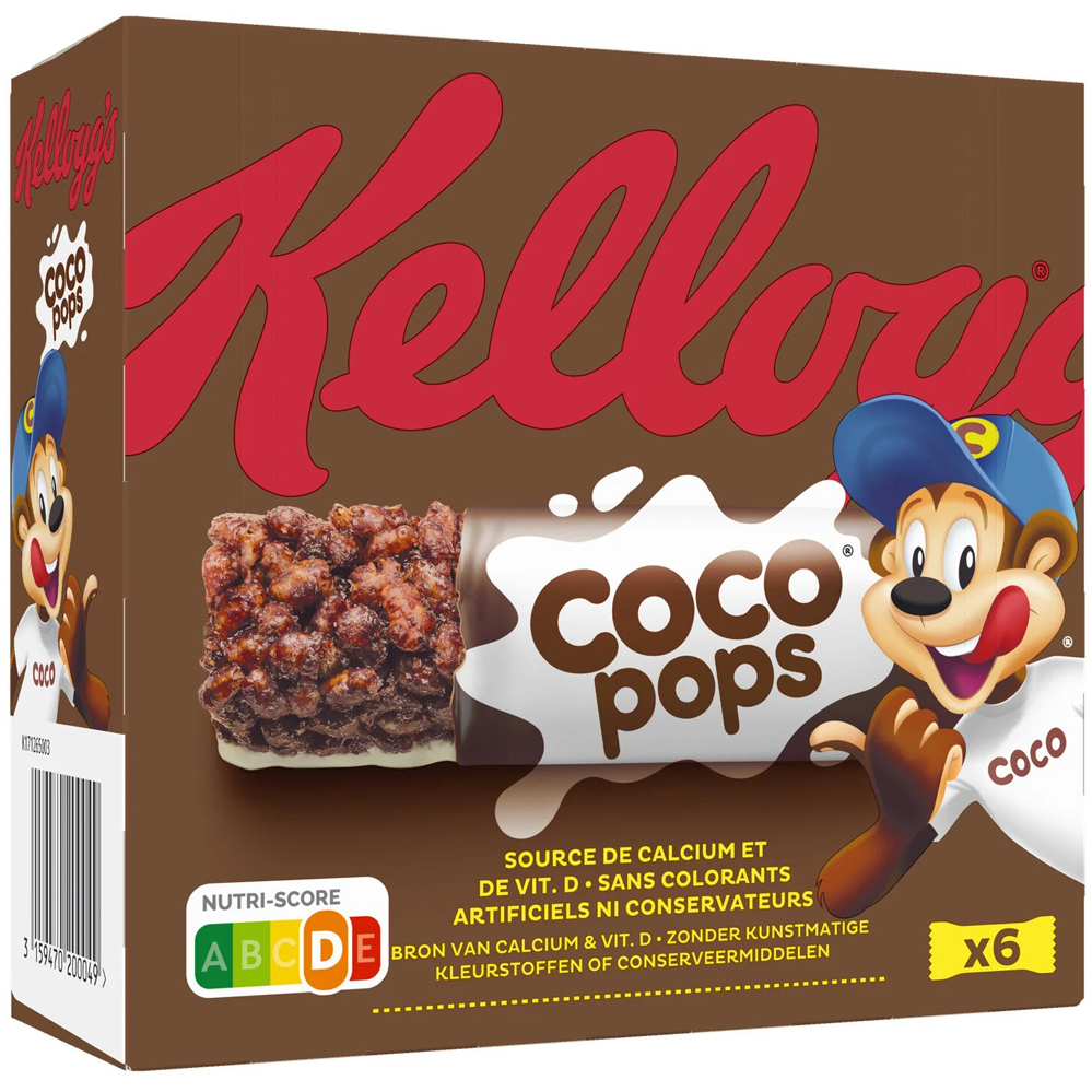 Kellogg’s Reep Coco Pops 6 x 20gr