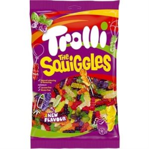 Trolli Snoepen Squiggles 1kg – Fruitgommen – Bulk Snoep