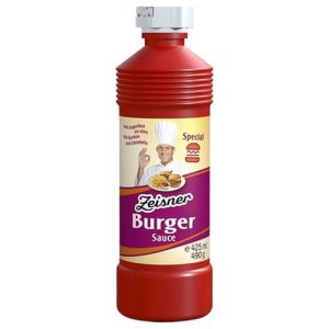Zeisner Burger Sauce 425ml – Romige Hamburgersaus met Kruidige Toets