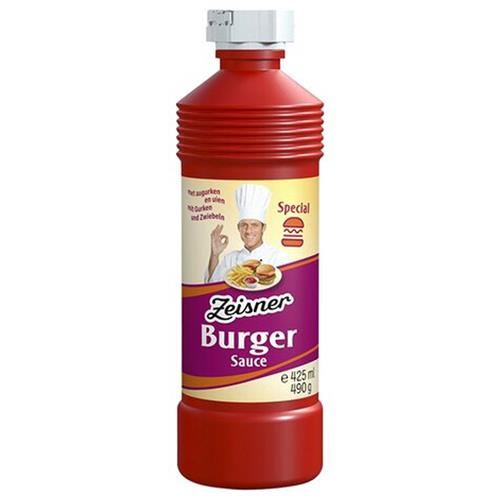 Zeisner Burger Sauce 425ml – Romige Hamburgersaus met Kruidige Toets