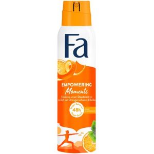 Fa Deodorant Spray Empowering Moments 150ml – Sinaasappelschil & Basilicum – Tot 48u Bescherming