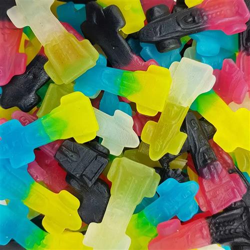 Frisia Snoepjes Racecars 1,5kg – Bulk Snoep – Gums Met Fruitsmaak