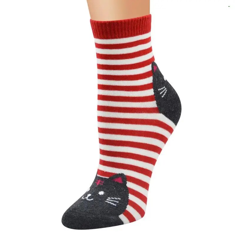 Katten Sokjes – Striped in Red