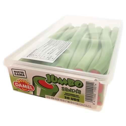 Damel watermeloen snoepstokken 1650 g – 30st in bewaardoos