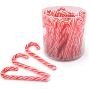 Rood-Wit Candy Cane 12g – 1 Stuk | Klassieke Kerst Zuurstok