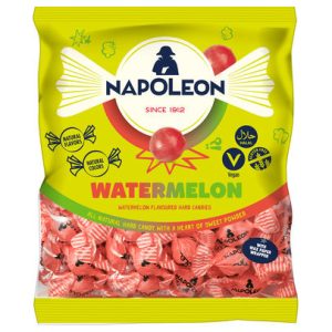 Napoleon Snoepjes Watermeloen 1kg – Fruitkogels Met Watermeloensmaak – Apart Verpakt – Vegan – Halal