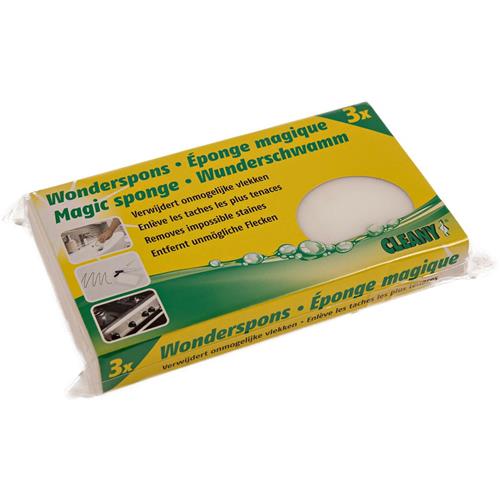 Cleany Wonderspons 3 stuks – Verwijder moeiteloos hardnekkige vlekken