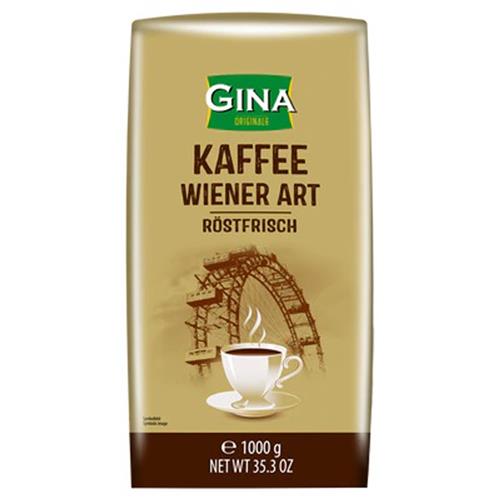 Gina Koffiebonen 1kg – Gebrande Koffie