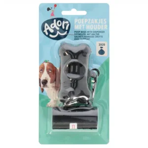 Adori Poepzakjes met houder botje Zwart