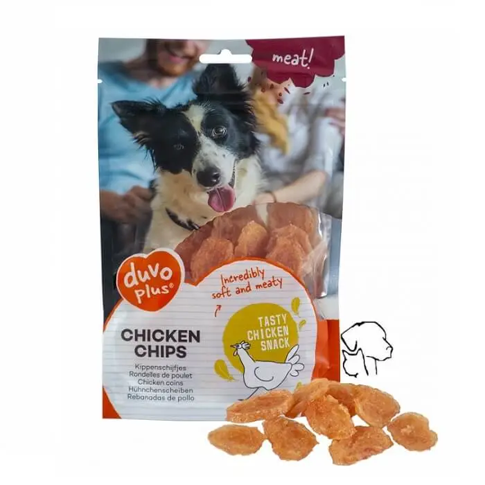 Chicken Chips hondensnack.