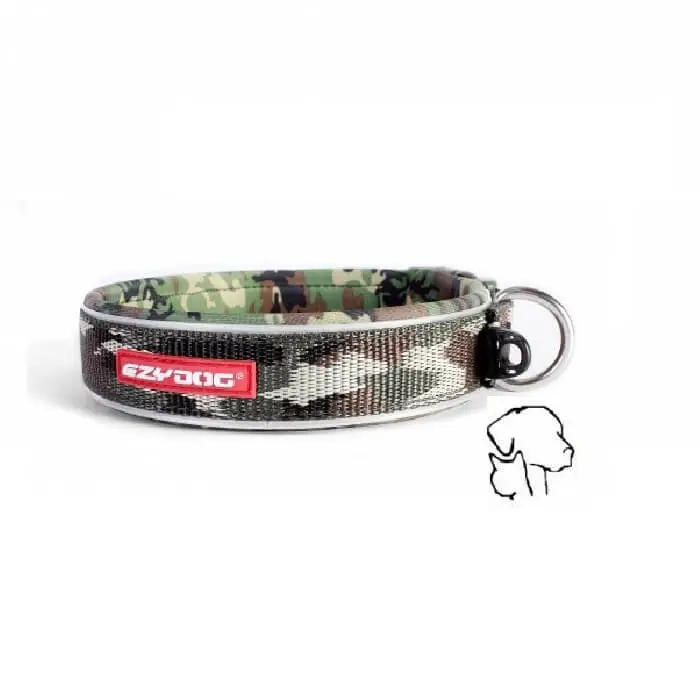 Ezydog neo classic halsband camouflage groen
