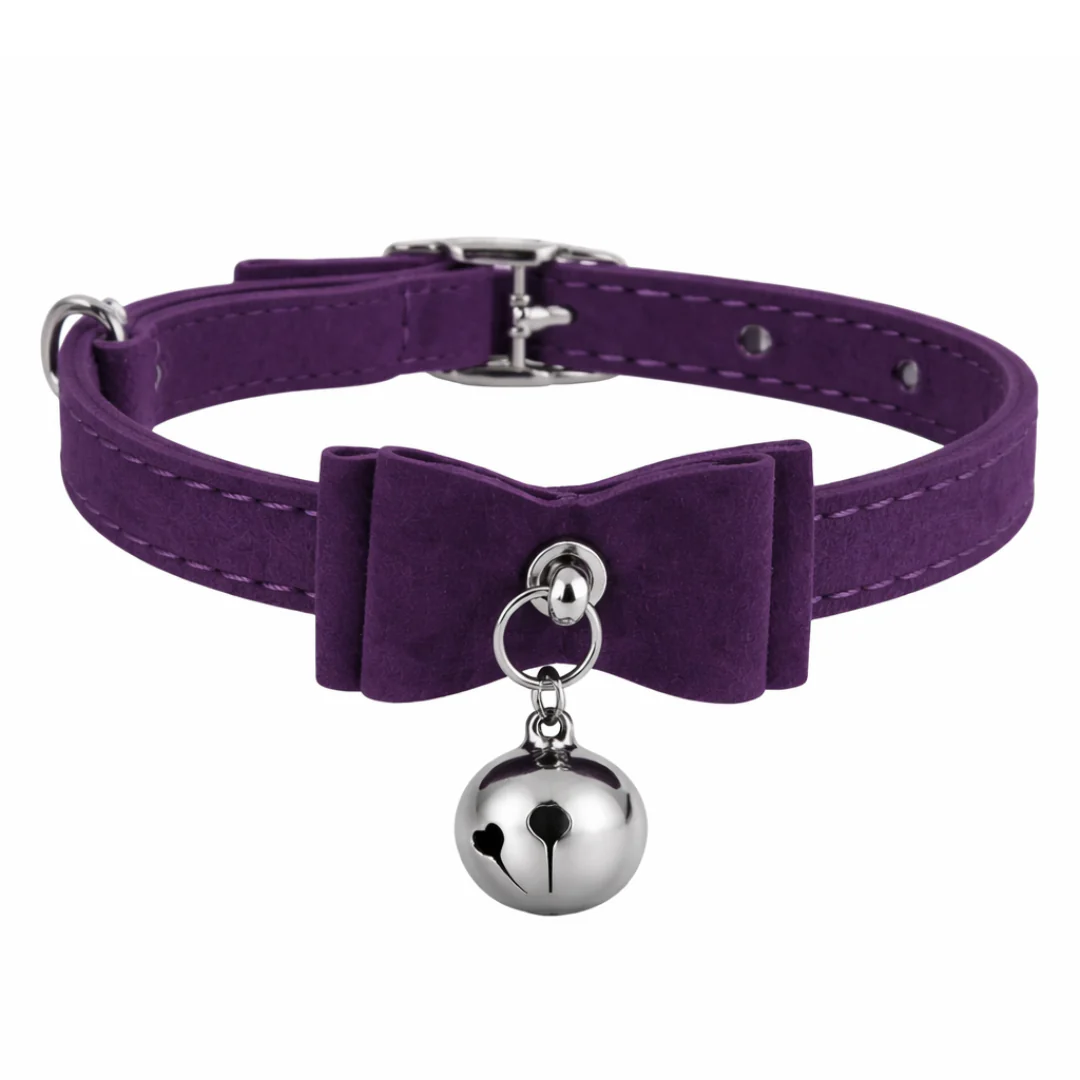 Luxe kattenhalsband – Paars