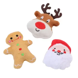 Kerstknuffeltjes met catnip (3 stuks)