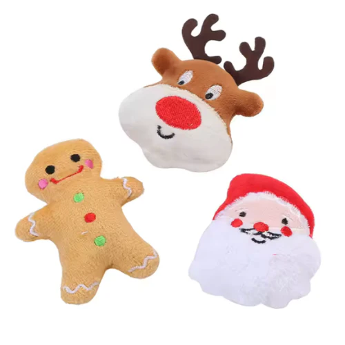 Kerstknuffeltjes met catnip (3 stuks)