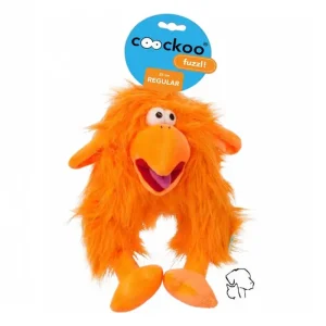 coockoo pluche oranje vogel