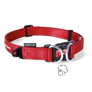 Ezydog double up halsband rood