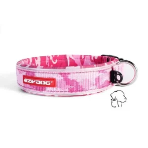 Ezydog neo classic halsband camouflage roze